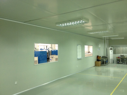 南匯康橋工業(yè)園凈化車間廠房裝修案例